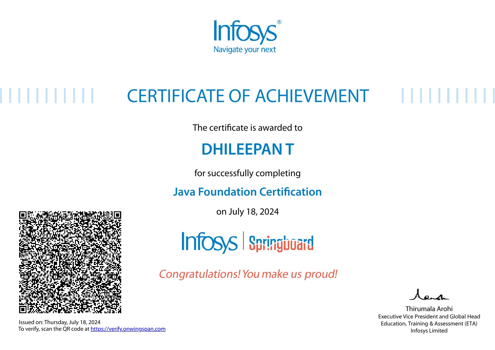 Certificate 3